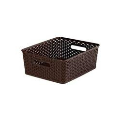 MY STYLE Koszyk M ciemny brąz