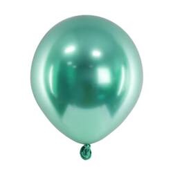 GLOSSY Balon 12cm 50 szt. butelkowa zieleń