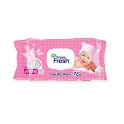 HAPPYFRESH Chusteczki nawilżane dla dzieci 72 szt.
