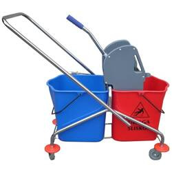 Wózek serwisowy 2x23L z prasą