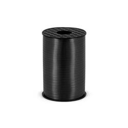 Wstążka plastikowa wąska 0,5cm x 225m czarna
