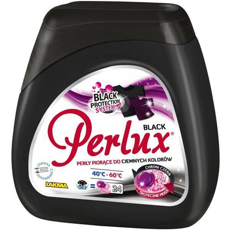 PERLUX Perły do prania 24 szt. Black