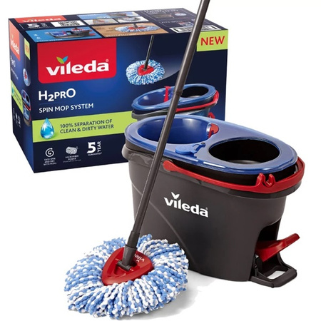 VILEDA Box Mop obrotowy okrągły Turbo H2prO
