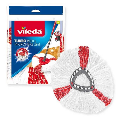 VILEDA Mop obrotowy okrągły Turbo 2w1 wkład