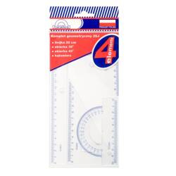 GRALES 20J Zestaw geometryczny 4 elementy