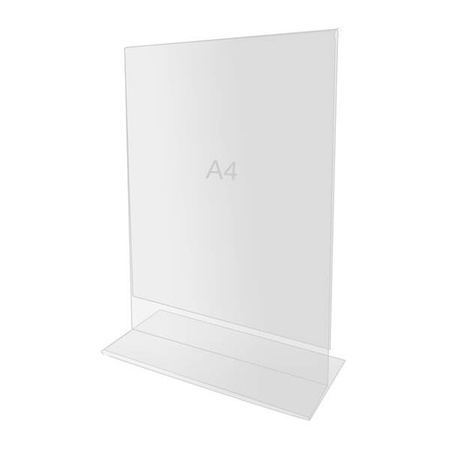 Stojak na kartę menu A4 pionowy 30x21x6cm 1 szt.