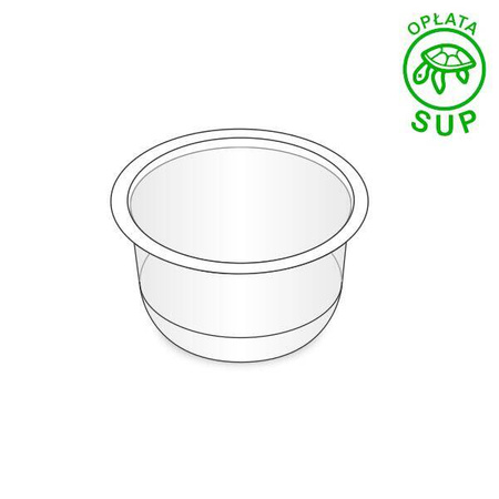 SERVIPACK Pojemnik okrągły 200ml PET 50 szt. 
