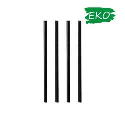PURE Słomki papierowe Shake 21cm 100 szt. czarne