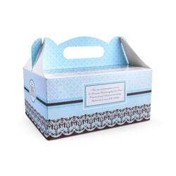 Pudełko na ciasto komunijne 10 szt. chłopięce