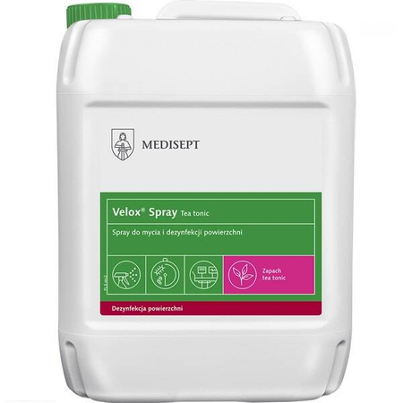 VELOX Spray Mycie i dez. pow. 5L tea tonic