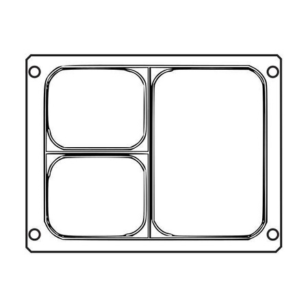 PERFECTO Ramka trójdzielna Chinol 227x178mm