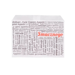 Koperta foliowana Smacznego 17,5x17cm 200 szt.