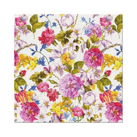 Serwetki Airlaid Herbal Roses 40x40cm 50 szt.