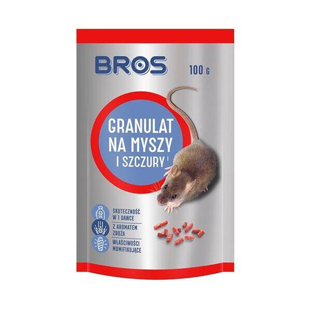 BROS Ziarno na myszy i szczury 100g