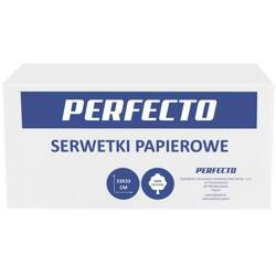 PERFECTO Serwetki 2W 33x33cm 250 szt. białe