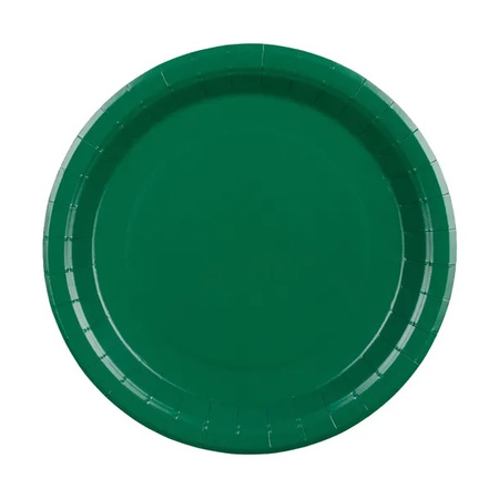 Talerzyki 23cm 6 szt. ciemno-zielone