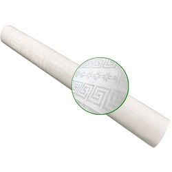 Obrus papierowy z wytłoczeniem dam. 1,2x8m biały