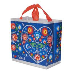 Torba Esy Floresy Folklor 35x20x35cm 24L niebieska