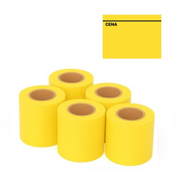 Etykieta cenowa TYP C 40x30mm w rolce 5 szt. żółta