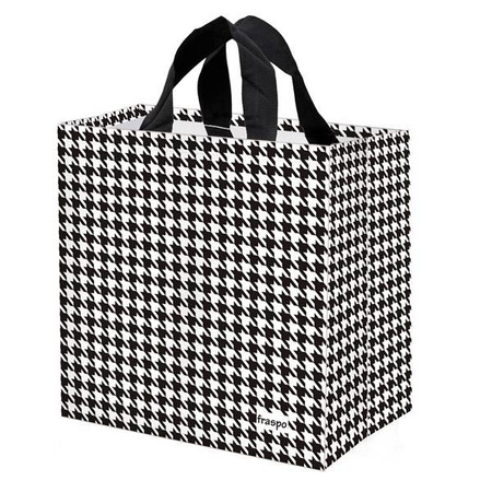 Torba Esy Floresy Pepitka 35x20x35cm 24L bia-czar.