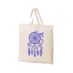 Torba bawełniana Łapacz Snów 38x42cm fiolet