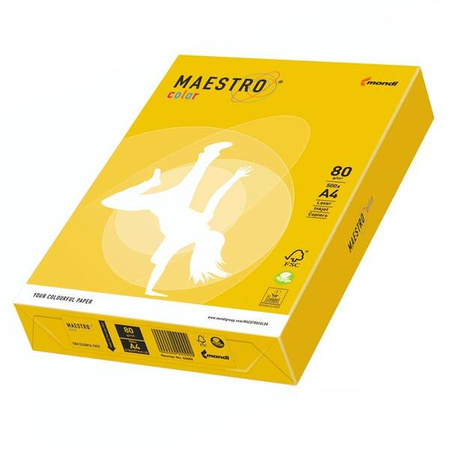 Papier ksero A4 500 szt. musztardowy