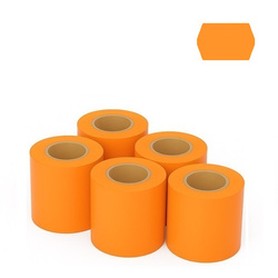 Taśma do metkownic DM 25x16mm 5 szt. pomarańczowa