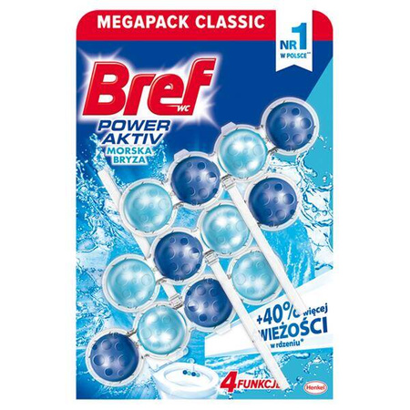 BREF WC Power Activ 3x50g kulki ocean