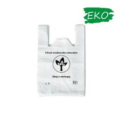 Reklamówki biodegradalne 25x6x45cm 8µm 200 szt.