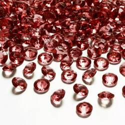 Diamentowe konfetti 12mm 100 szt. bordo