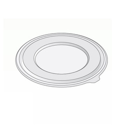 SALIPACK Przykrywka 230x230x8mm PET 50 szt.