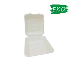 Menu Box niedzielony z trzciny cukrowej 50 szt.