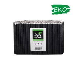 ENJOY&BE ECO Słomki pap. 12cm 250 szt. czarne