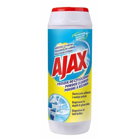 AJAX Proszek do szorowania 450g cytrynowy