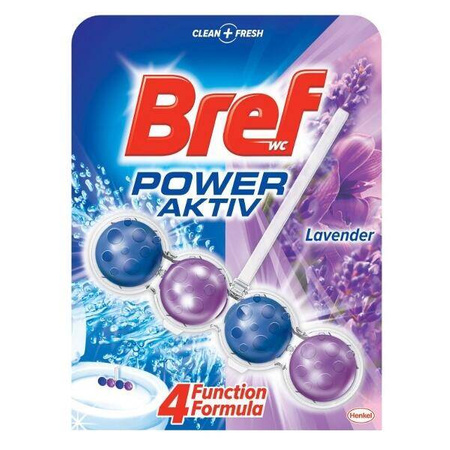 BREF WC Power Activ 50g kulki lawendowe pole