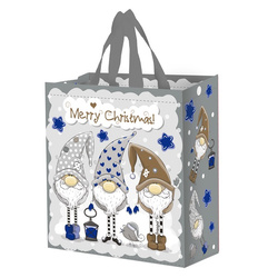 Torba Zimowi Pomocnicy 30x14x33cm 14L srebrna