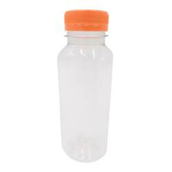 Butelka do soku kwadrat. z nak. PET 250ml 185 szt.