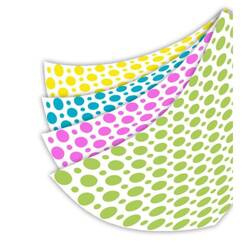 Obrus foliowy w grochy 100x130cm 4 kolory