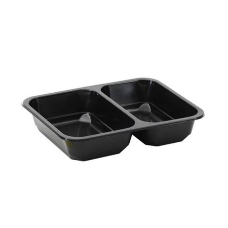 MAP Poj. 2-dz 650/500ml REUSE PP 320 szt. czarny