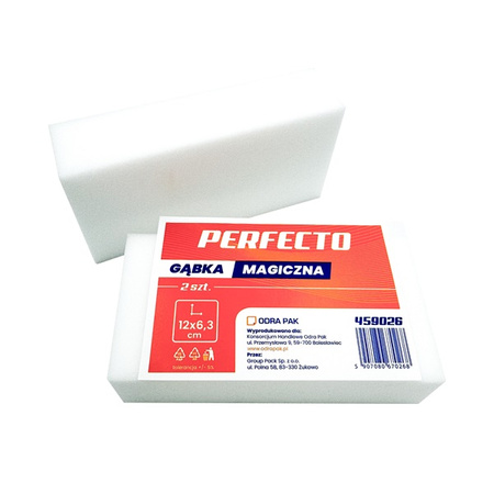 PERFECTO Magiczna gąbka 12x6x3cm 2 szt.