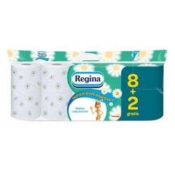 REGINA Papier toaletowy Rumiankowy 3W 8+2szt biały
