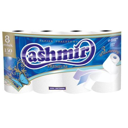 CASHMIR Papier toal. Premium 3W 8 szt. biały