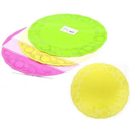Serwetka papierowa kolorowa do koszyczka 30cm 6szt