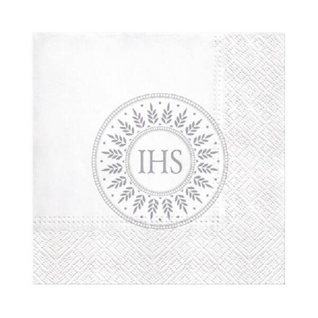 Serwetki Blessed Time Silver 33x33cm 3W 20 szt.