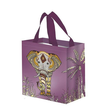 Torba Mini Słoń 25x15x27cm 10L fioletowa