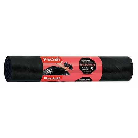 PACLAN Worki Big&Strong 112x140 240L/5 szt. czarne