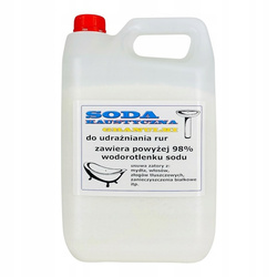Soda kaustyczna do udrażniania rur 5kg