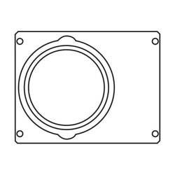 PERFECTO Ramka ogrągła fi 165mm