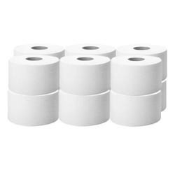Papier toaletowy 50m Mini Jumbo 12 szt. biały