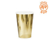 Kubek papierowy 220ml 6 szt. złoty